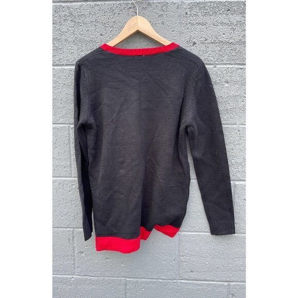 Ugly Christmas Sweater womens sz small Reindeer snowflakes pullover long sleeve - Picture 3 of 8